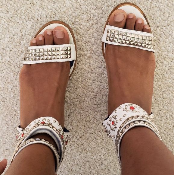Jeffrey Campbell "Tamaya" Studded Embellished Sandal - Picture 6 of 7
